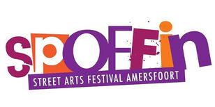 tekstlogo: Spoffin, street arts festival Amersfoort