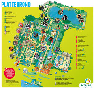 plattegrond van Avifauna